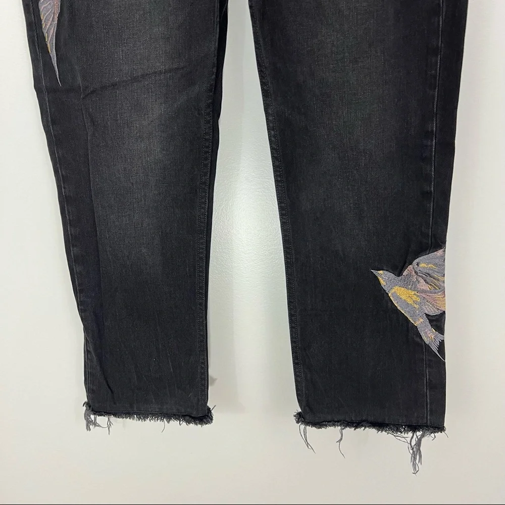 All Saints Birds Cropped Boy Jeans 26
